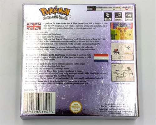 Pokemon Crystal Version - Original Box - (EUR) - GameBoy Color Game (B Grade) (Used) (ENG)